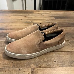 Frye Ivy Scallop Slip on Pale Blush K2E3 Sneaker W11.5 M10 Casual shoes
